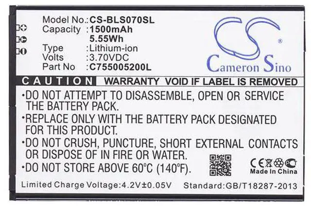 Alt view image 5 of 5 - battery for S070Q, Studio Selfie