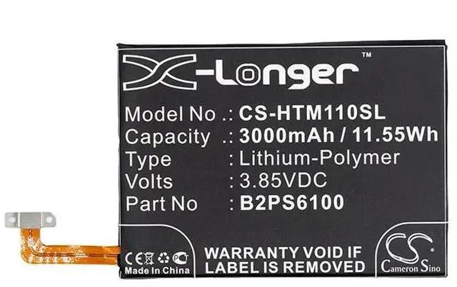 Alt view image 5 of 5 - battery for  10 4G LTE, 10 Lifestyle, HTC6545LVW, One M10, One M10h, One M10U