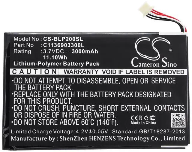 Alt view image 5 of 6 - battery for Tablet PC 10.1