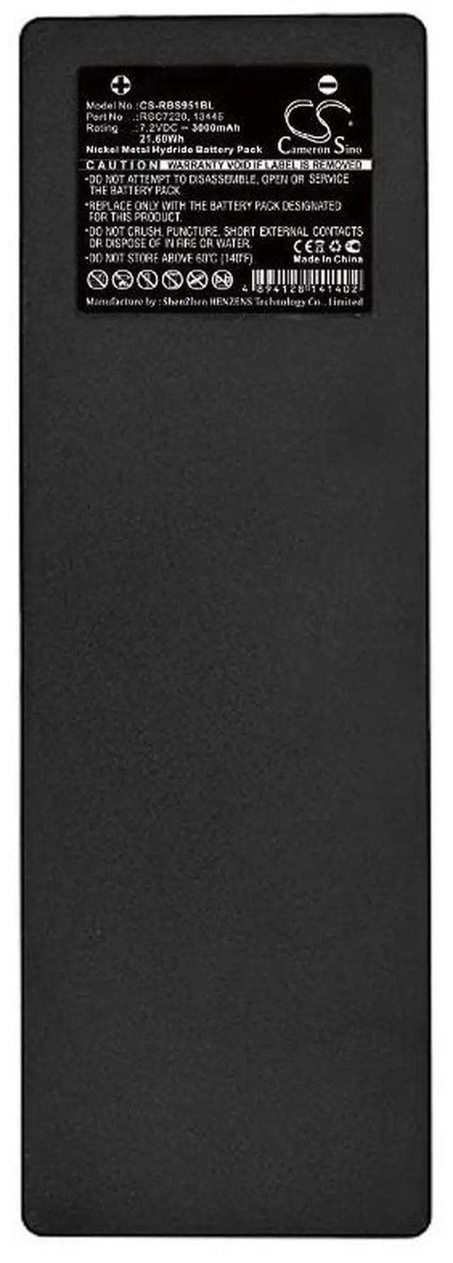 Alt view image 5 of 5 - battery for 16131, 590, 592, 790, 960, BS590, Cifa, EA2512, EEA2512, Effer, Fasse, Fassi, FBS590, HMF, Kranfunksteuerung 590, Kranfunksteuerung 592, Kranfunksteuerung 790, Kranfunksteuerung 960, Marr