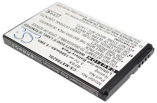 Alt view image 2 of 5 - battery for Domino +, Droid 3, Milestone 3, MT870, Spice XT, XT531, XT860 4G, XT862, XT882, XT883