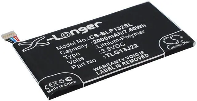 Alt view image 3 of 6 - battery for  L132L, Life ONE X