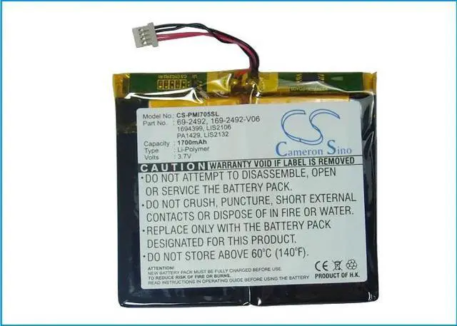 Alt view image 5 of 5 - battery for i705, Tungsten C, Tungsten W