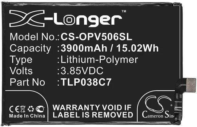 Alt view image 3 of 4 - battery for 5V, OT-5060A, OT-5060D