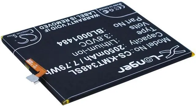 Alt view image 3 of 6 - battery for Thunder 348, Tornado 348