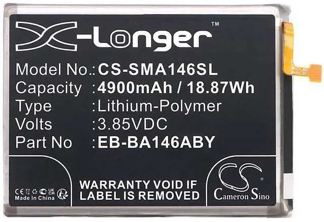 Alt view image 3 of 5 - battery for Galaxy A14 5G, Galaxy A14 5G 2023, SM-A146A, SM-A146B/D, SM-A146M, SM-A146M/DS, SM-A146P/DSN, SM-A146P/N, SM-A146T, SM-A146U, SM-A146U1, SM-A146V, SM-A146W, SM-S146VL