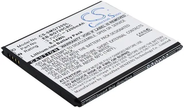 Alt view image 3 of 5 - battery for Galaxy Grand 3, Galaxy Grand 3 Duos, Galaxy Grand Max, SM-G7200, SM-G7202, SM-G7202D, SM-G720AX, SM-G720N0