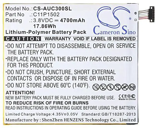 Alt view image 5 of 6 - battery for P023, Z300C, Z300CG, Z300CXG, ZD300M, ZenPad 10, ZenPad 10.1