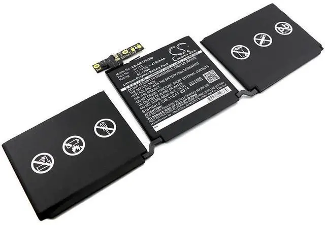 Alt view image 2 of 5 - battery for A1708, A2289, MacBook Pro 13, MacBook Pro 13 (MPXW2CH/A), Macbook Pro 13 2016, MacBook Pro 13 A1708(Late 2016, MacBook Pro 13.3, MacBook Pro 13.3 2016 Retina, MacBook Pro(MPXQ2CH/A), MacB