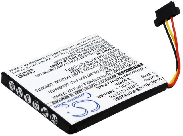 Alt view image 3 of 6 - battery for  AVIC-F AVIC-U, AVIC-F220, AVIC-F310BT, AVIC-F320BT, AVIC-F3210BT, AVIC-U220