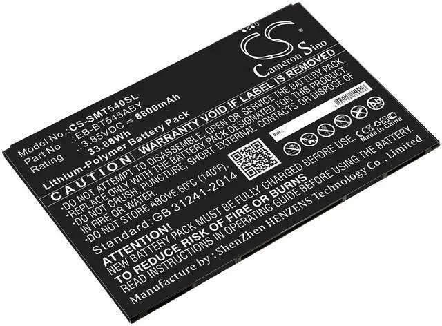 Main image of battery for  SM-T540, SM-T545, SM-T547, SM-T630, SM-T630B, SM-T630N, SM-T630U, Tab Active Pro, Tab Active Pro 10.1