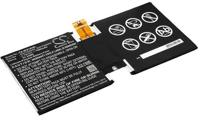 Main image of battery for MSK-1645, Surface 3 10.8", Surface 3 1645