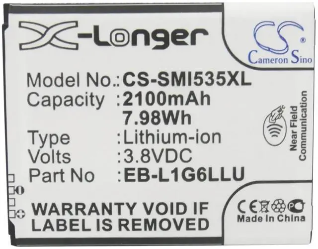 Alt view image 5 of 5 - battery for Baffin, Galaxy S 3, Galaxy S 3 LTE, Galaxy S III, Galaxy S III LTE, Galaxy S3, Galaxy S3 Alpha, Galaxy S3 LTE, Galaxy SIII, Galaxy SIII Alpha, Galaxy SIII LTE, Gravity Quad, GT-I9118, GT-