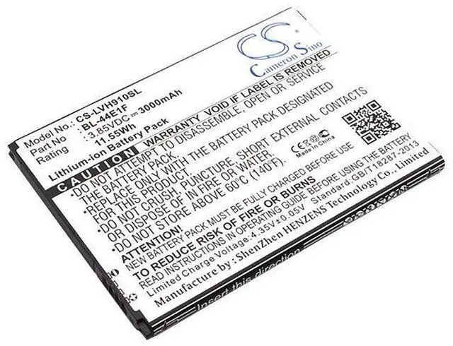 Main image of battery for F800, F800K, F800L, F800S, H910, H915, H918, H990, H990ds, H990n, H990T, L83BL, L84VL, LS777, LS777 Boost, LS997, M430, MP450, MP450N, Stylo 3, Stylo 3 Plus, TP450, TP450N, US996, V20, VS