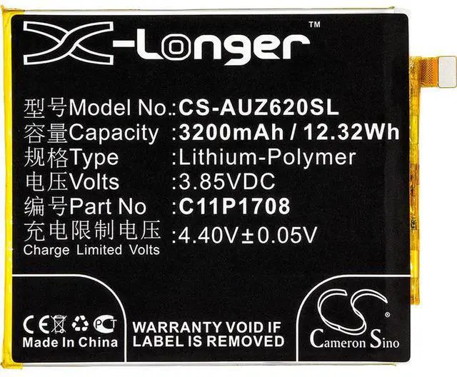 Alt view image 3 of 4 - battery for  ZE620KL, ZenFone 5 2018, ZenFone 5 2018 Dual SIM, ZenFone 5 2018 Dual SIM TD-LTE, ZenFone 5Z, ZS620KL