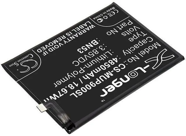 Alt view image 2 of 4 - battery for M2003J6B1I, M2003J6B2G, M2101K6G, Note 9 Pro, Note 9 Pro Max