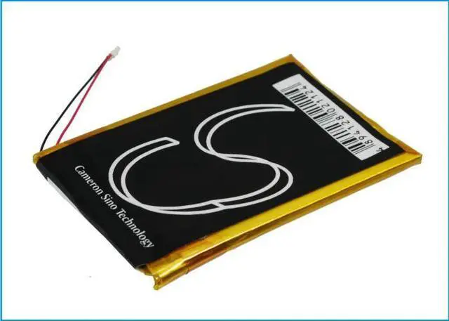 Alt view image 3 of 5 - battery for  NW-S710, NWZ-S600, NWZ-S600F, NWZ-S610, NWZ-S615, NWZ-S615F, NWZ-S616, NWZ-S616F, NWZ-S618, NWZ-S618FBLK, NWZ-S638FRED, NWZ-S716FRNC, NWZ-S716FSNC