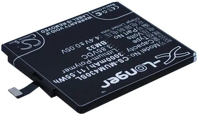 Alt view image 3 of 6 - battery for M4i, X9