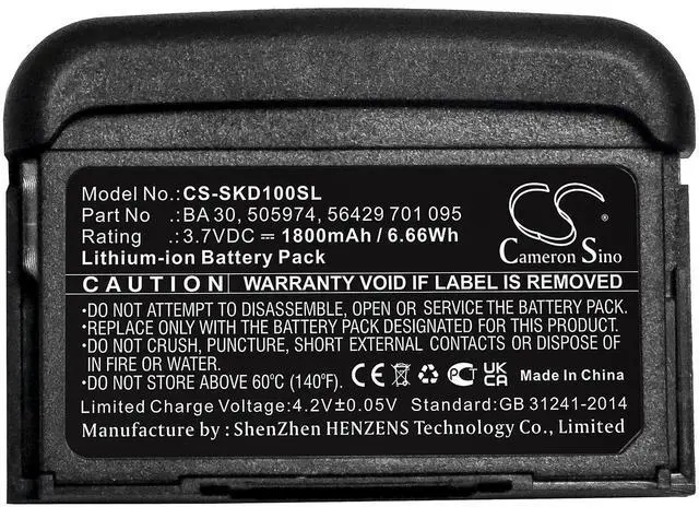Alt view image 3 of 4 - battery for  AVX Bodypack Transmitter, AVX SK Bodypack transmitters, evolution wireless D1 SK bodyp, SK AVX bodypack transmitter, SK AVX-3 Bodypack transmitter, SK D1, SL Bodypack DW, SpeechLine Digit