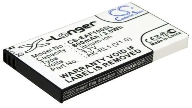 Alt view image 4 of 5 - battery for RL1, VF1C