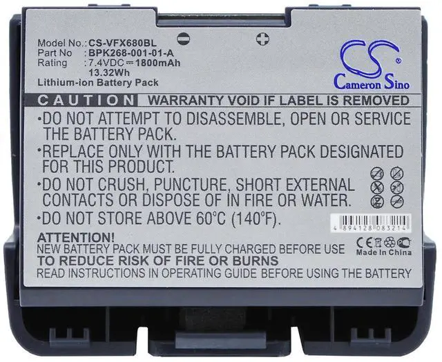 Main image of Cameron Sino battery for  VX680, vx680 wireless credit card mac, VX680 wireless terminal