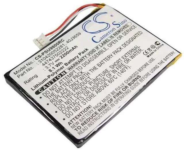 Main image of Cameron Sino battery for Multimedia Control Panel RC980, Pronto PC9800I/17, Pronto TSU-9800, Pronto TSU-9800I, RC9800i, RC9800I/00, RC9800I/17, TSU-9800, TSU-9800I