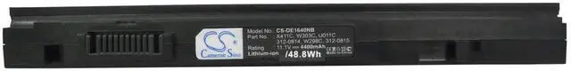 Alt view image 5 of 5 - Cameron Sino battery for  Studio XPS 16, Studio XPS 16 1645, Studio XPS 16 1647, Studio XPS 1640, Studio XPS 1645, Studio XPS 1647, Studio XPS M1640