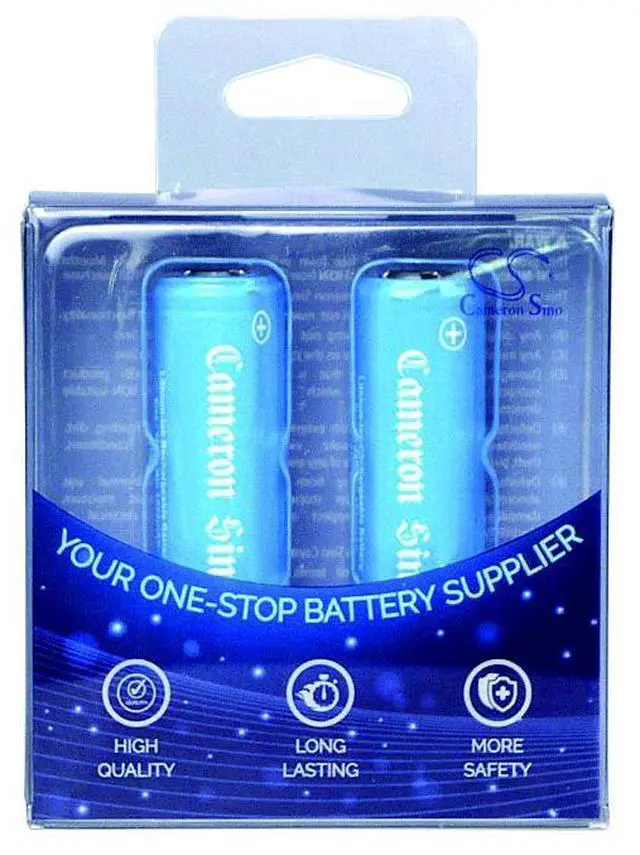 Main image of Cameron Sino battery for  10440, 13450, 14430, 14500, 14650, 16340, 16500, 16650, 17335, 17500, 17650, 18350, 18490, 18500, 18650, 25500, 26650, AA, AAA, AAA, AAA