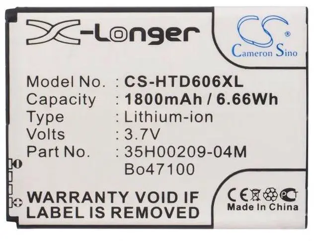 Alt view image 5 of 5 - Cameron Sino battery for  CP3, Desire 326, Desire 326G, Desire 326G dual sim, Desire 600, Desire 600 Dual Sim, Desire 600c dual, Desire 606h, Desire 606t, Desire 606w, Desire 608,