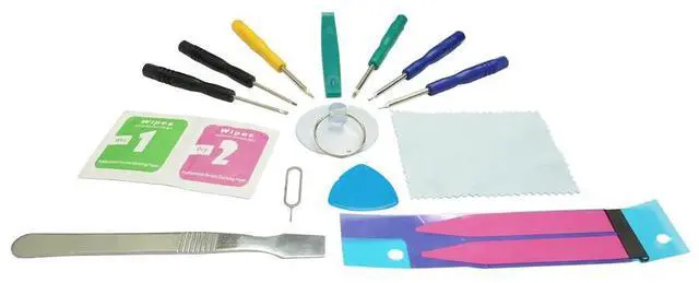 Alt view image 2 of 5 - Multipurpose Tool Kit: Screwdriver, Alcohol Wipes, SIM Ejector
