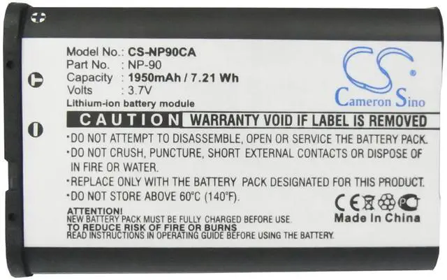 Alt view image 5 of 5 - Cameron Sino battery for  Exilim EX-FH100, Exilim EX-FH100BK, Exilim EX-H10, Exilim EX-H10BK, Exilim EX-H15, Exilim EX-H20G, Exilim EX-Z2000, Exilim EX-Z2000BK, Exilim EX-Z2000PK,