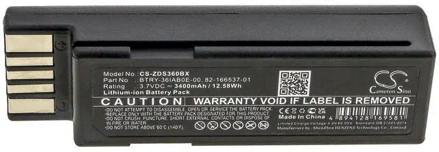 Alt view image 4 of 4 - Cameron Sino battery for DS3600, DS3678, EVM, LI3600, LI3678, LS3600, LS3678