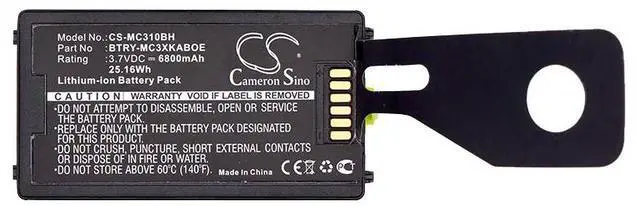 Alt view image 3 of 3 - Cameron Sino battery for MC3100, MC3190, MC3190G, MC3190-G13H02E0, MC3190-GL4H04E0A, MC3190-KK0PBBG00WR, MC3190-RL2S04E0A, MC3190-RL4S04E0A, MC3190-SL4H12E0U