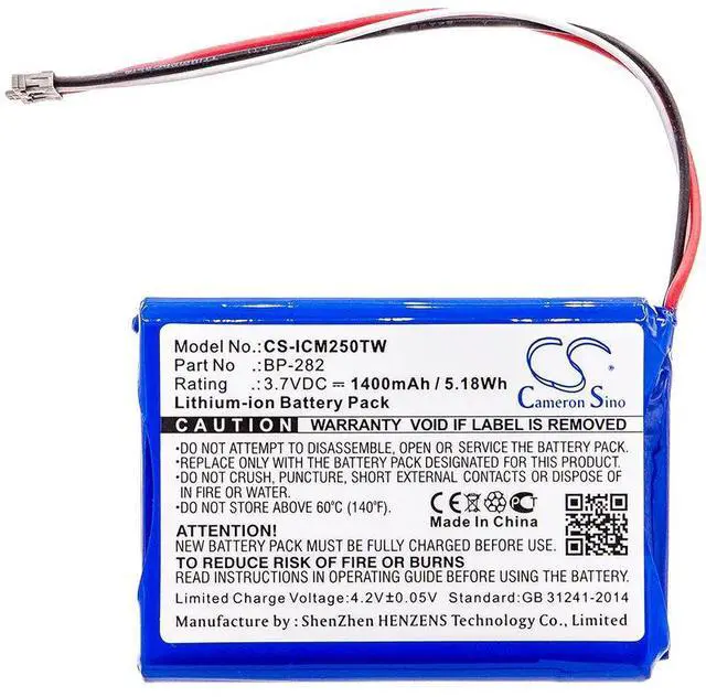 Alt view image 3 of 4 - Cameron Sino battery for IC-M25