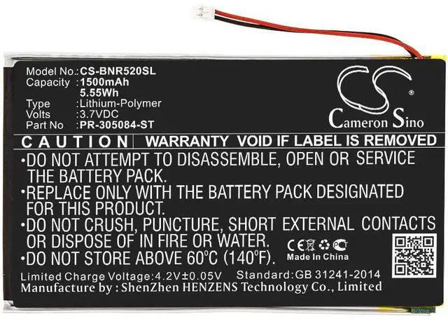 Alt view image 3 of 5 - Cameron Sino battery for BNRV520, GlowLight 3, GlowLight 6 inches