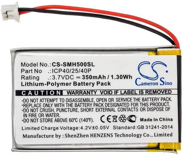 Alt view image 3 of 4 - Cameron Sino battery for  SMH-5