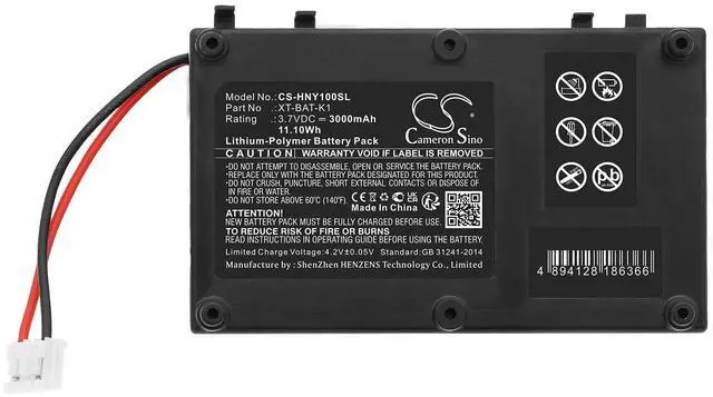 Alt view image 5 of 7 - Cameron Sino battery for BW GasAlert Max XT II, BW Max XT II, GasAlert Max XT Legacy Multiga, GasAlertMax XT II, Max XT II multi-gas detector