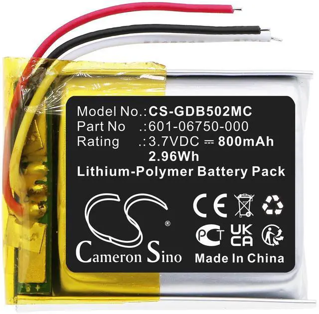 Alt view image 3 of 4 - Cameron Sino battery for  CHDHS-101, CHDHS-501, Hero 4 Session, Hero 5 Session, HWMR1, HWPR1
