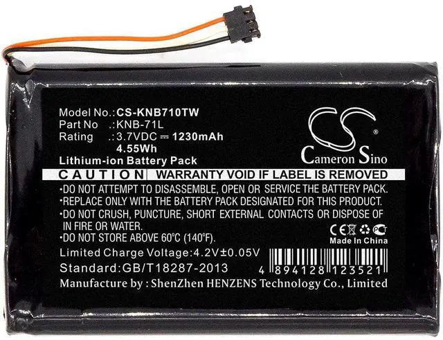 Alt view image 3 of 4 - Cameron Sino battery for PKT-03K, PKT-23, PKT-23K, ProTalk LT, SD2WL8019