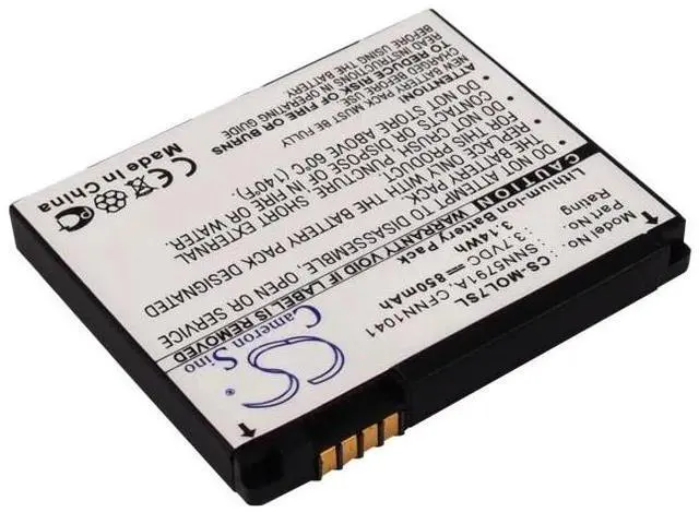 Alt view image 2 of 5 - Cameron Sino battery for C257, C261, E6, KRZR, L7, L7 i-mode, MOTORAZR V3x, MOTORAZR V3x Blue, MOTOROKR E6, MOTOSLVR red, RAZR V3x, SLVR L7, SLVR L7c, SLVR L7i, U6C, W220 Pink