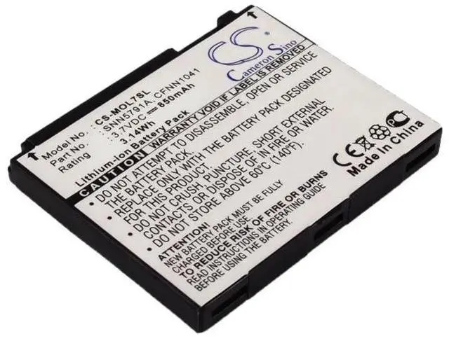 Main image of Cameron Sino battery for C257, C261, E6, KRZR, L7, L7 i-mode, MOTORAZR V3x, MOTORAZR V3x Blue, MOTOROKR E6, MOTOSLVR red, RAZR V3x, SLVR L7, SLVR L7c, SLVR L7i, U6C, W220 Pink