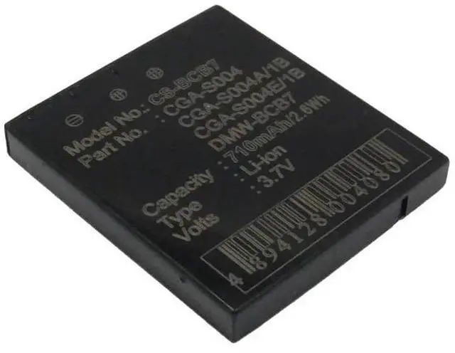 Main image of Cameron Sino battery for DMC-FX2B, DMC-FX2EBS, DMC-FX2EG-S, DMC-FX2S, DMC-FX7, DMC-FX7A, DMC-FX7B, DMC-FX7EBS, DMC-FX7EG, DMC-FX7EG-A, DMC-FX7EG-K, DMC-FX7EG-R, DMC-FX7EG-S,