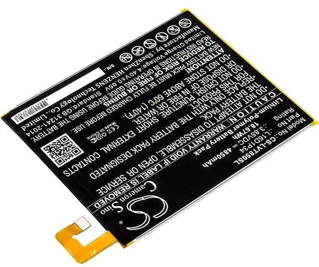 Alt view image 2 of 4 - Cameron Sino battery for Tab 4, Tab4, TAB4 8, TAB4 8 plus, TB-8504F, TB-8504L, TB-8504N, TB-8504X, TB-8704x, ZA2B0009US