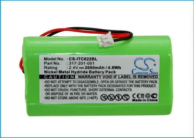 Alt view image 5 of 5 - Cameron Sino battery for Norand 6210, Norand 6212, Norand 6220, Penkey 6210, Penkey 6212, Penkey 6220