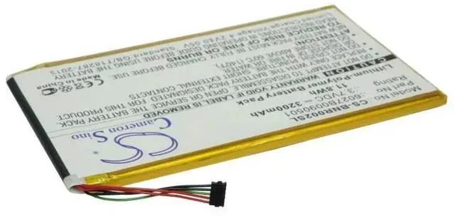 Alt view image 2 of 6 - Cameron Sino battery for  BNRB200, BNRV200, BNRV200A, BNTV250, BNTV250A, DR-NK02, Nook 7", NOOK color, Nook Tablet