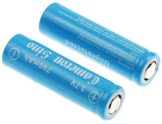 Alt view image 3 of 4 - Cameron Sino CS - ICR14500 3.7V 650mAh Unprotected Rechargeable Lithium - ion Battery