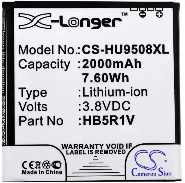 Alt view image 3 of 3 - Cameron Sino battery for HN3-U01, Honor 2, Honor 3, Honor II, Honor Quad, U9508