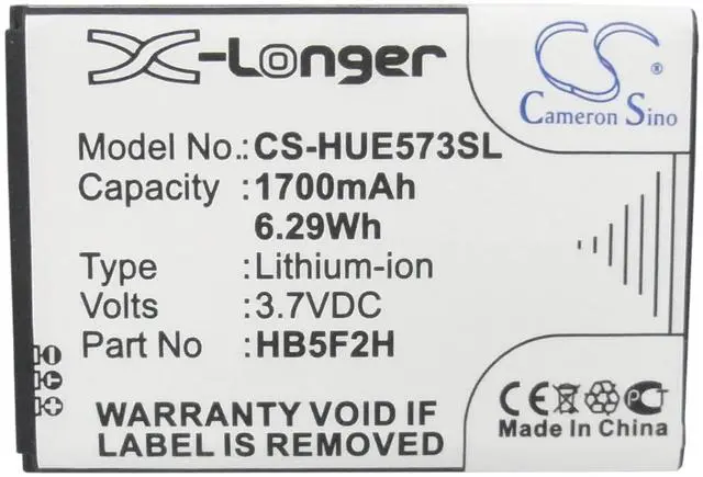 Alt view image 5 of 5 - Cameron Sino battery for E5330, E5330Bs-2, E5336, E5336Bs-2, E5372, E5373, E5375, E5377, E5377S-32, EC5377, MDM9625