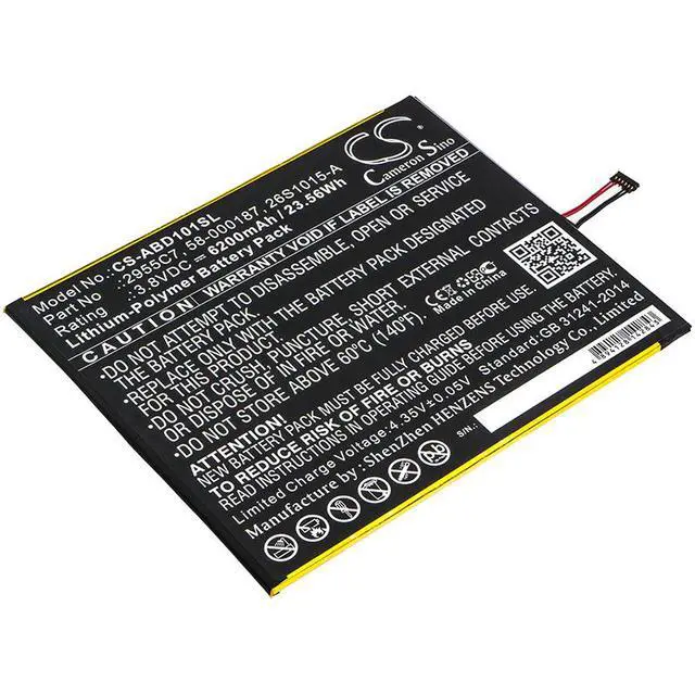 Alt view image 2 of 4 - Cameron Sino battery for  Kindle Fire HD 10.1, Kindle Fire HD 10.1 7th, SL056ZE
