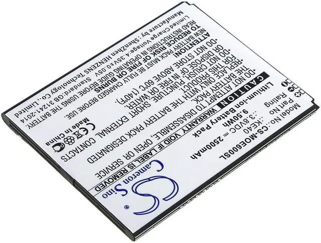 Alt view image 3 of 4 - Cameron Sino battery for Moto E6, XT2005, XT2005-1, XT2005-1PP, XT2005-3, XT2005-4, XT2005-5, XT2005DL